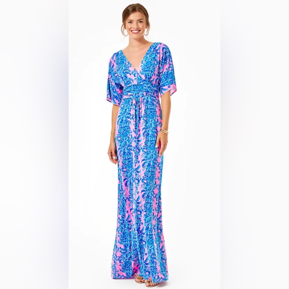 NWT Lilly Pulitzer Parigi Maxi Dress Size XL